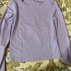 Lavender Long Sleeve Women's Top